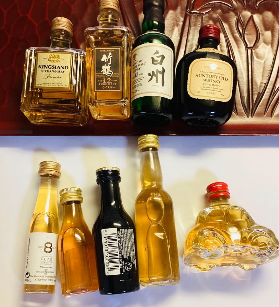 ウイスキー 白州12年等ミニボトル セット