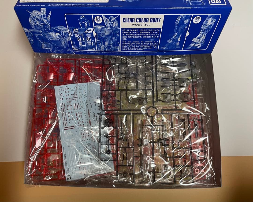 PG 1/60 トランザムライザー・RX-78-2 クリアカラーボディ