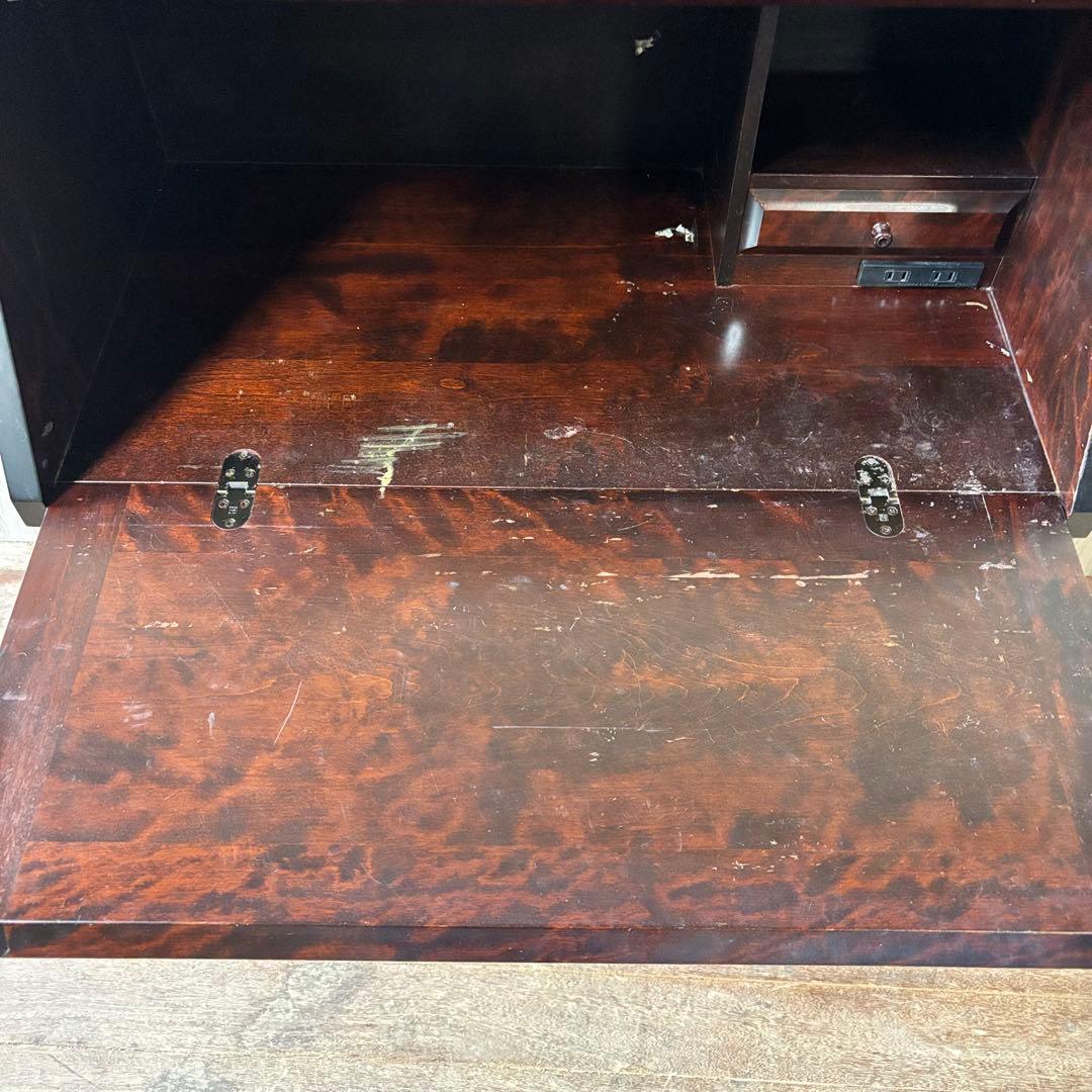 北海道民芸家具 ライティングビューロー 勉強机 学習机 書斎机