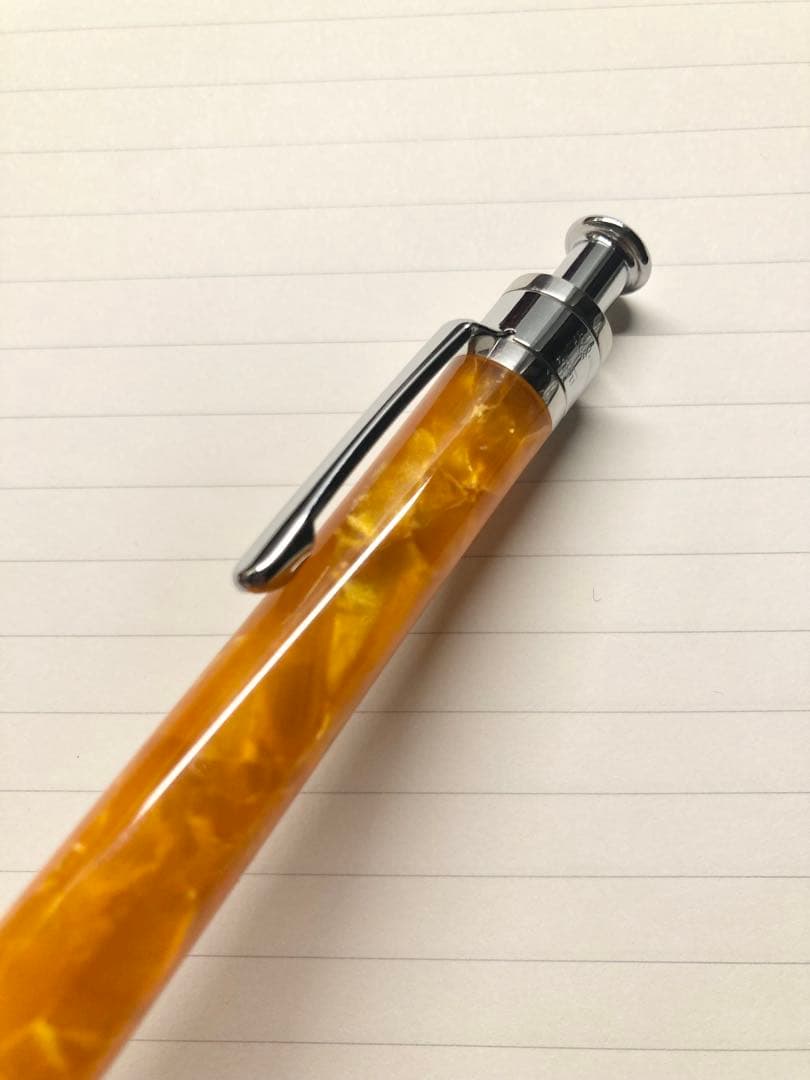 工房楔 アクリル オレンジ シャープペンシル0.5mm