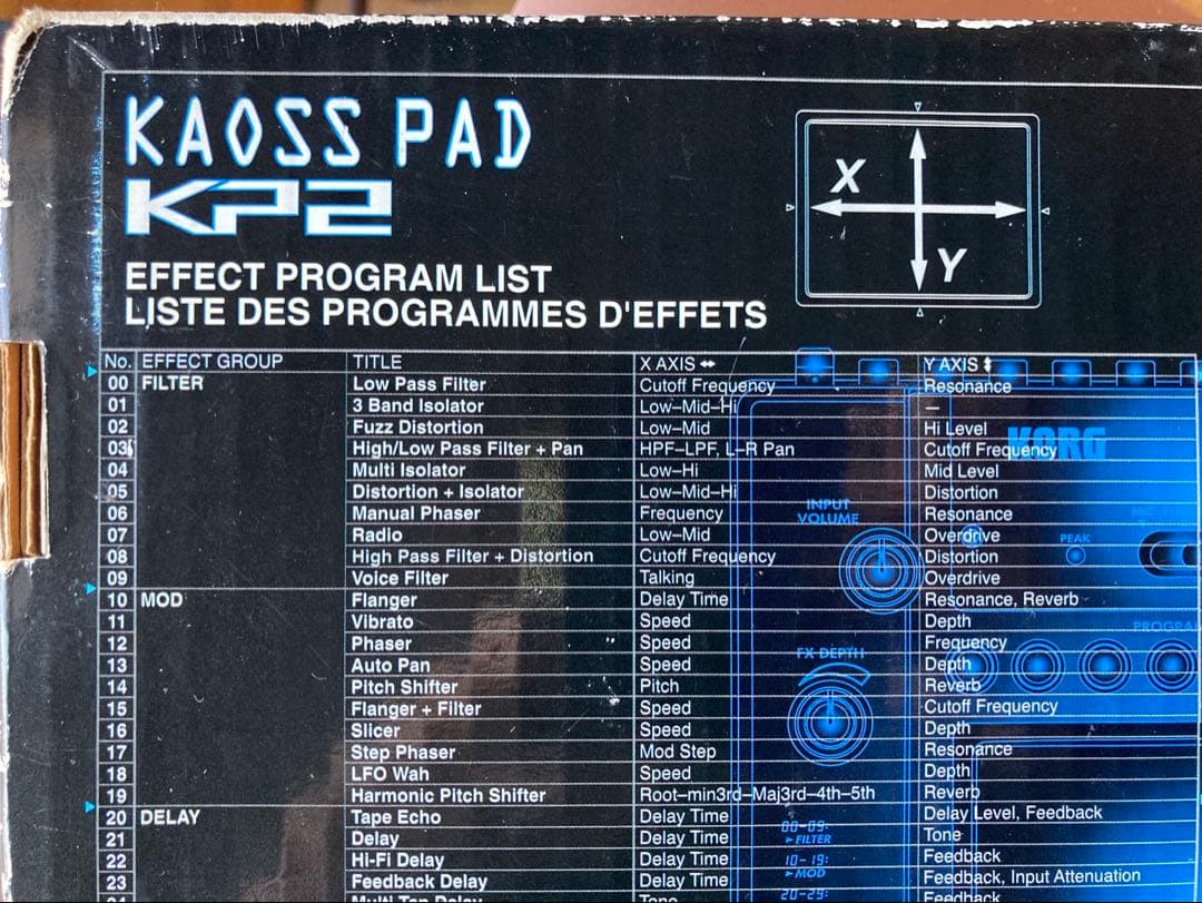 KORG KAOSS PAD【KP2】