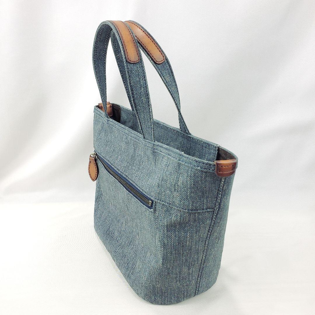Dakota　デニム　バッグ　ダコタ　ハンドバッグ　ロゴ　レザー