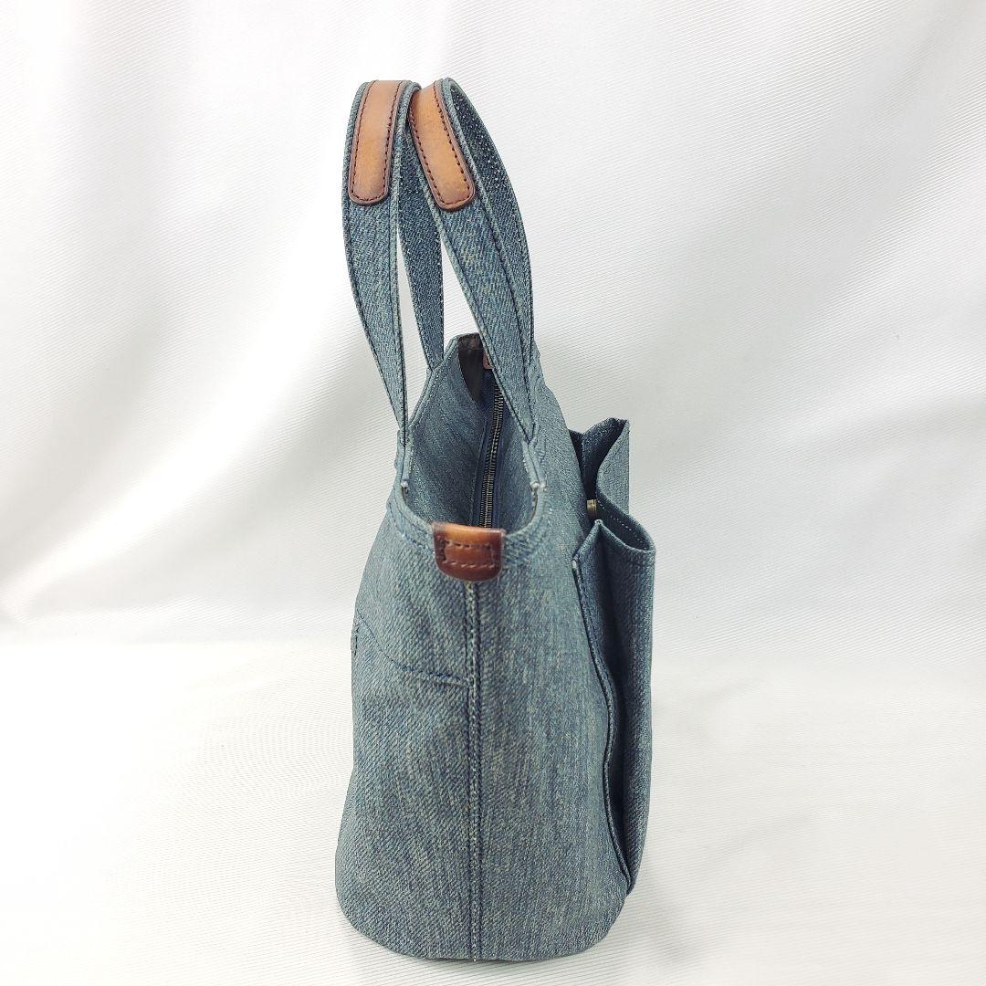 Dakota　デニム　バッグ　ダコタ　ハンドバッグ　ロゴ　レザー