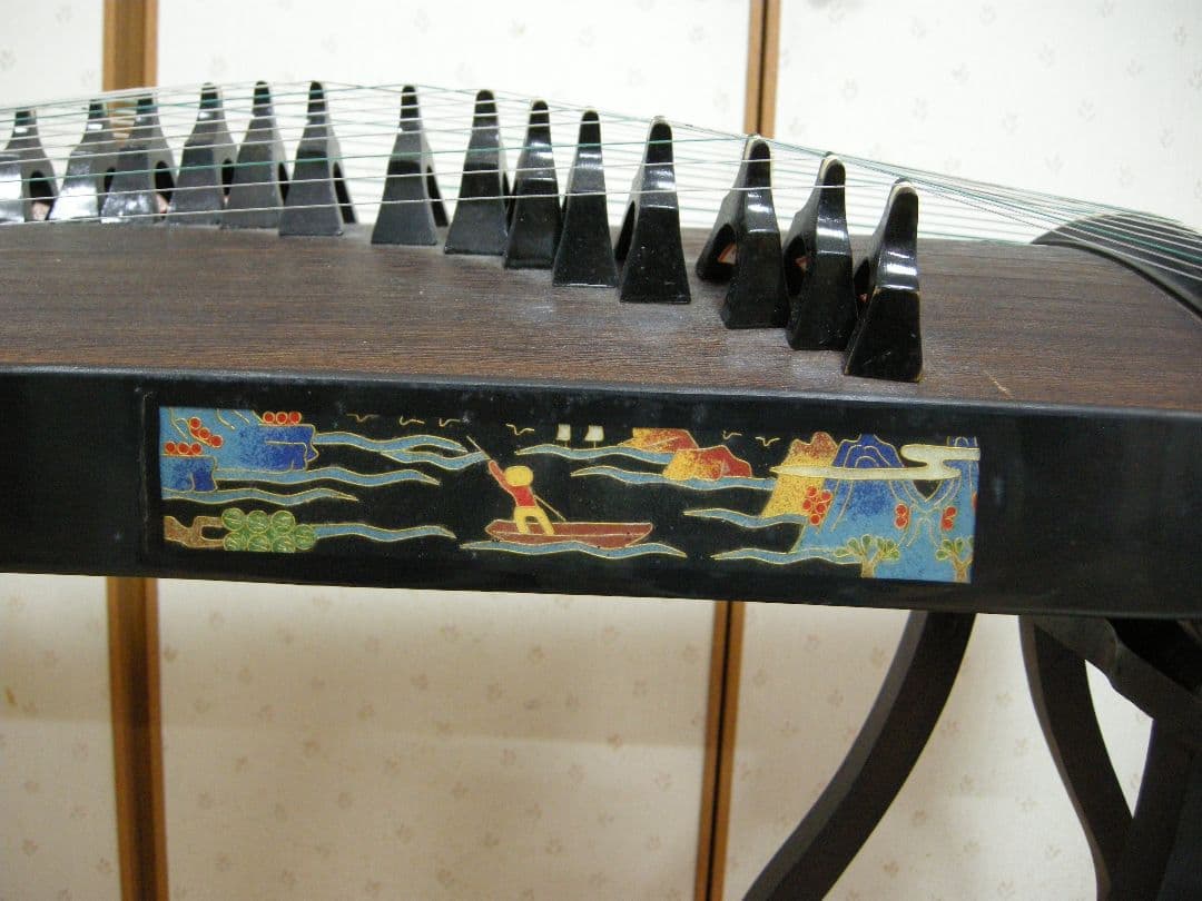 中国21弦古筝 王天一(国家一級作曲家)名入り