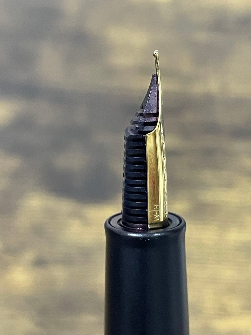 イニシャル入り　未使用に近い　梨地　21k プロフィット21 セーラー　万年筆