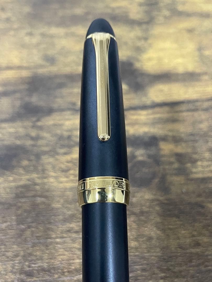 イニシャル入り　未使用に近い　梨地　21k プロフィット21 セーラー　万年筆