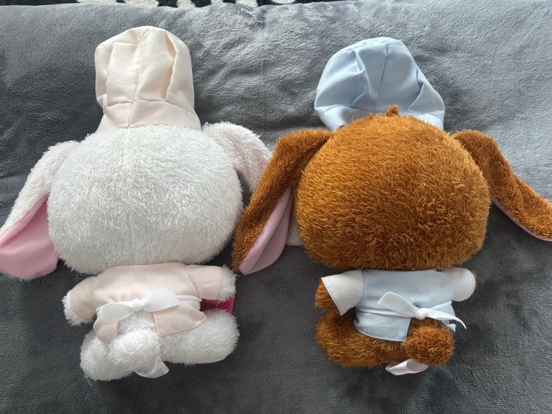 シュガーバニーズ　しろうさ＆くろうさ ぬいぐるみ