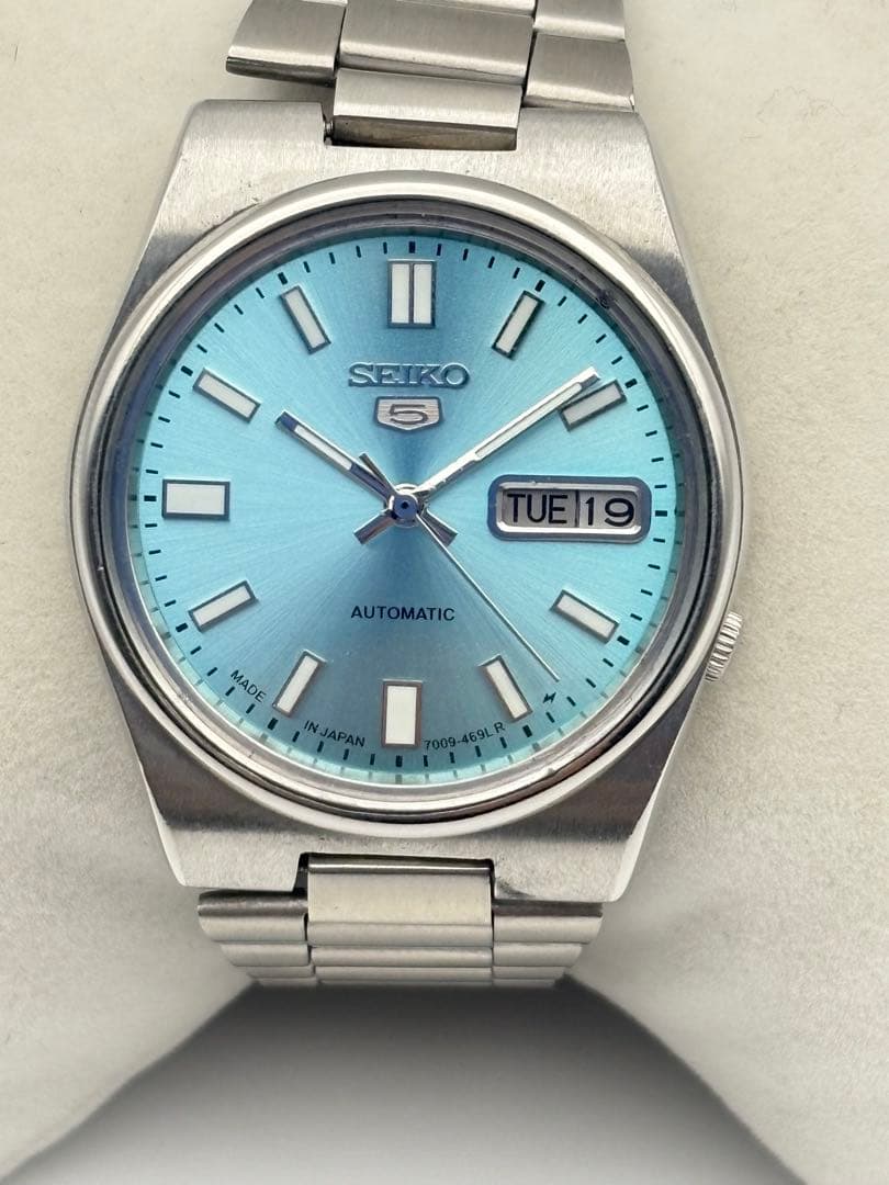 ヴィンテージ セイコー5 自動巻き メンズ腕時計 7009-821J