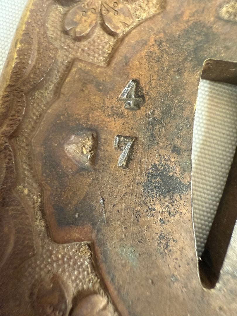 鍔1 武具　旧日本軍刀