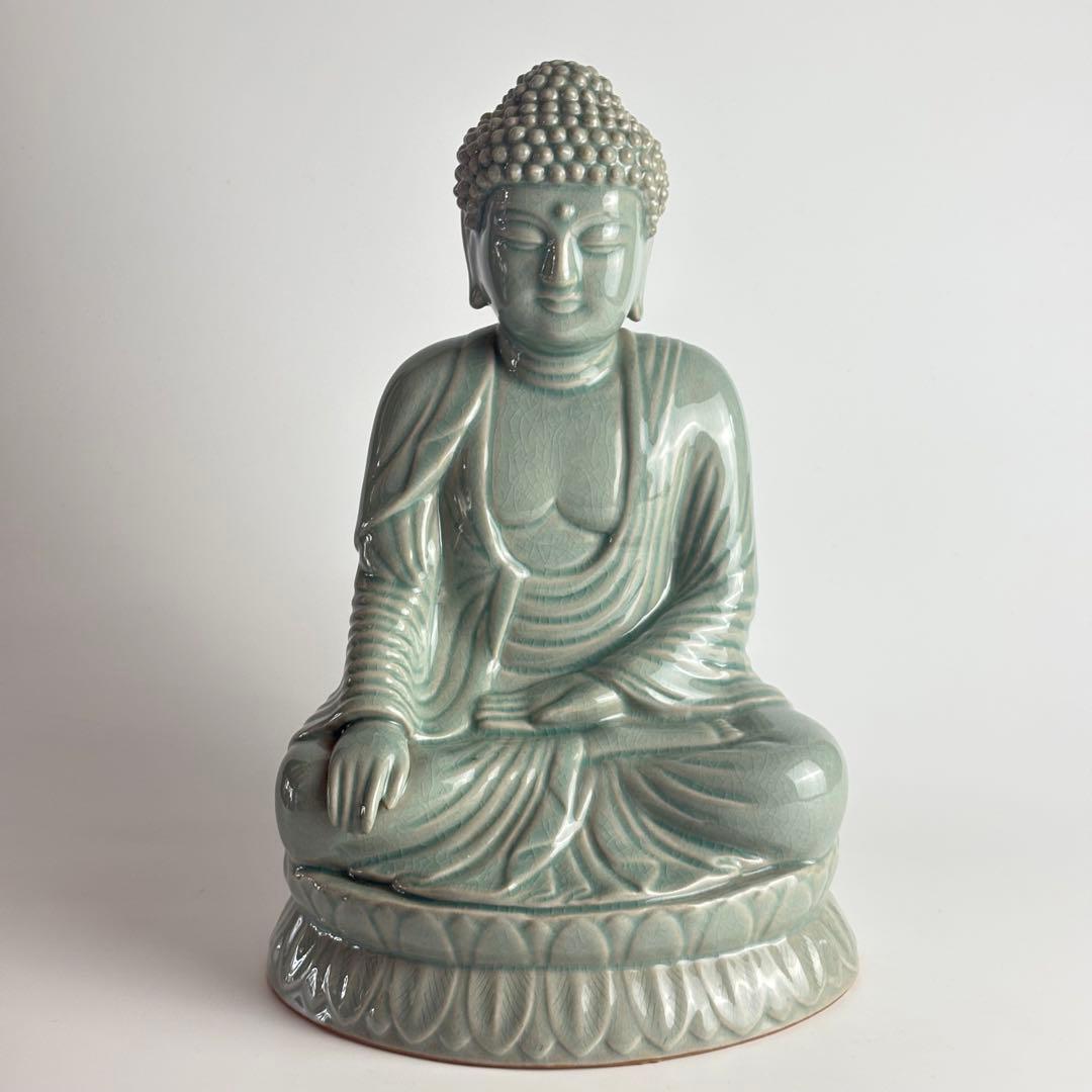 高麗 青磁 韓国 陶芸 松月 朝鮮 仏像