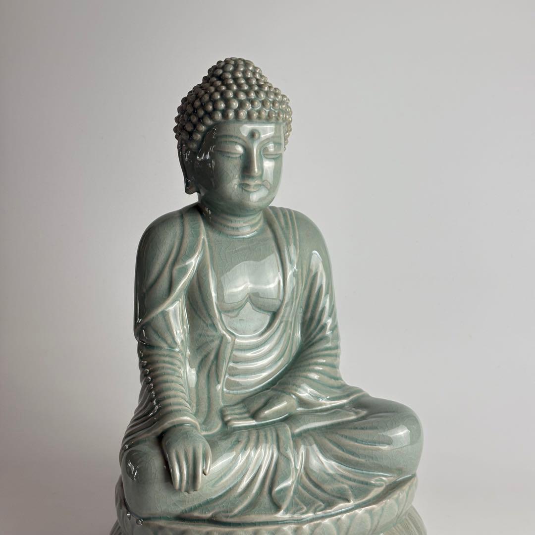 高麗 青磁 韓国 陶芸 松月 朝鮮 仏像