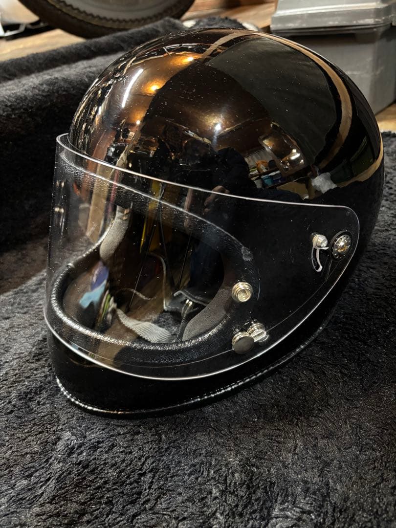 週末限定価格！　マックホールアポロ　ブラック　Lサイズ　DOT規格品