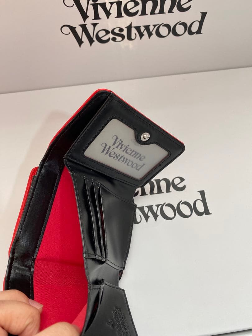 Vivienne Westwood レッド 三つ折り財布