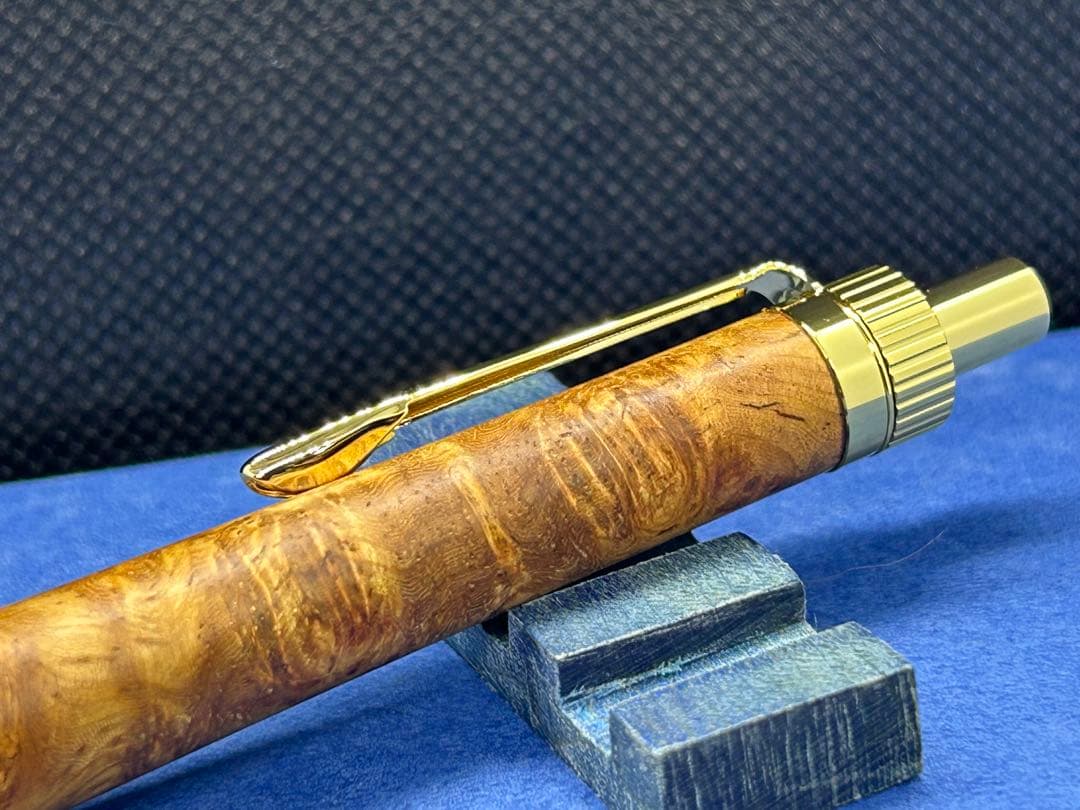 【早い者勝ち】極上花梨瘤　シャープペンシル0.5 木軸ペン　加藤金属