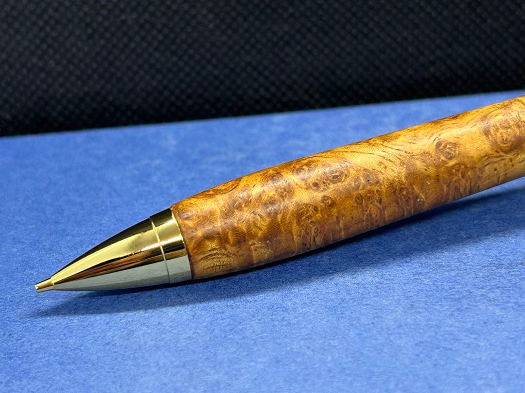 【早い者勝ち】極上花梨瘤　シャープペンシル0.5 木軸ペン　加藤金属