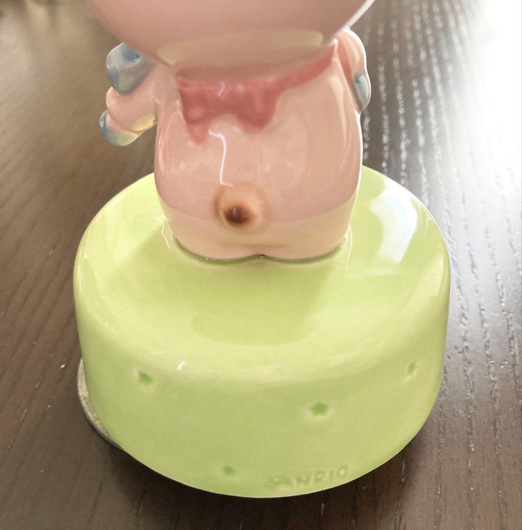 サンリオ メローチューン 陶器 置物 オルゴール 昭和 レトロ 猫