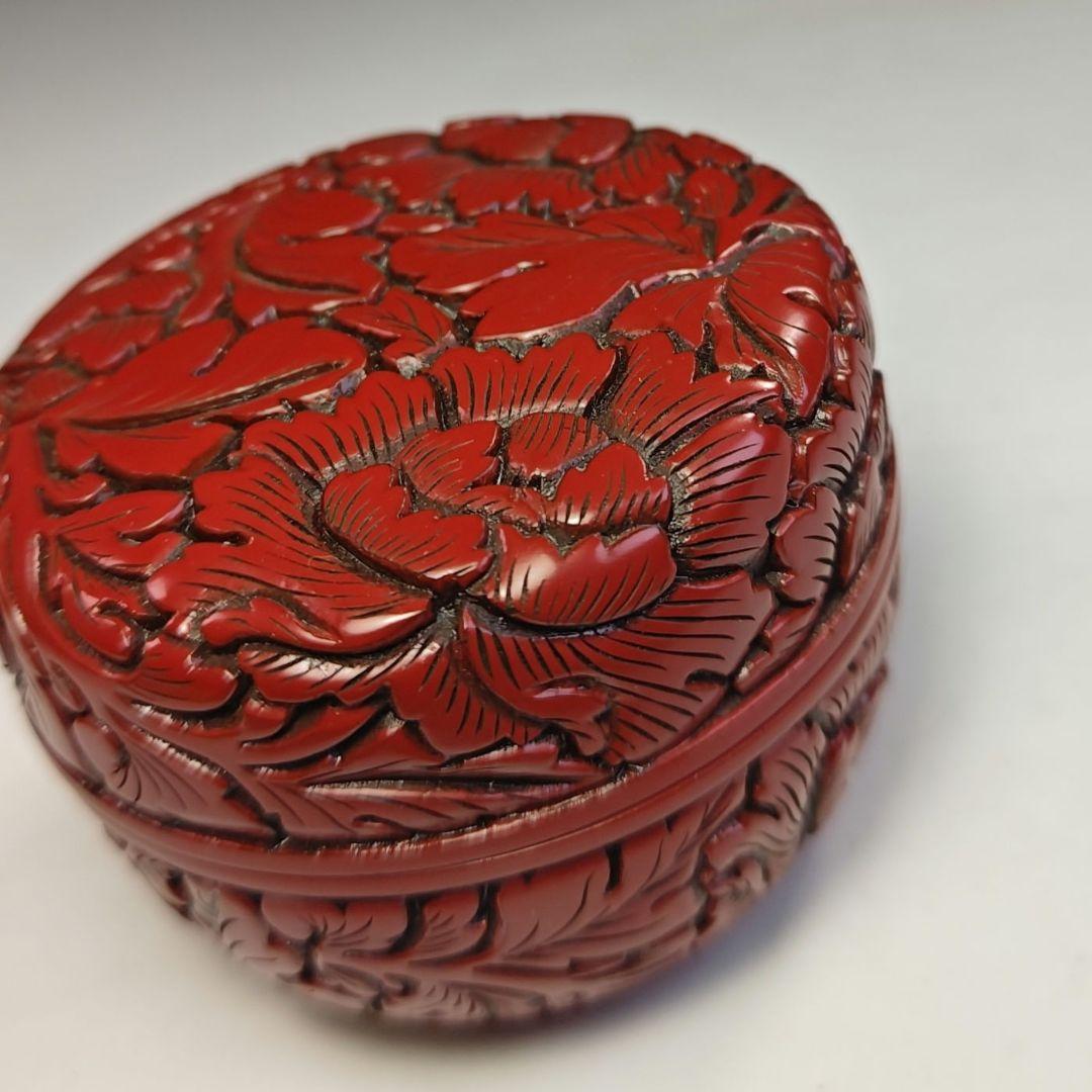 イ734 棗『高橋克実作』『村上堆朱　棗　共箱』茶道具