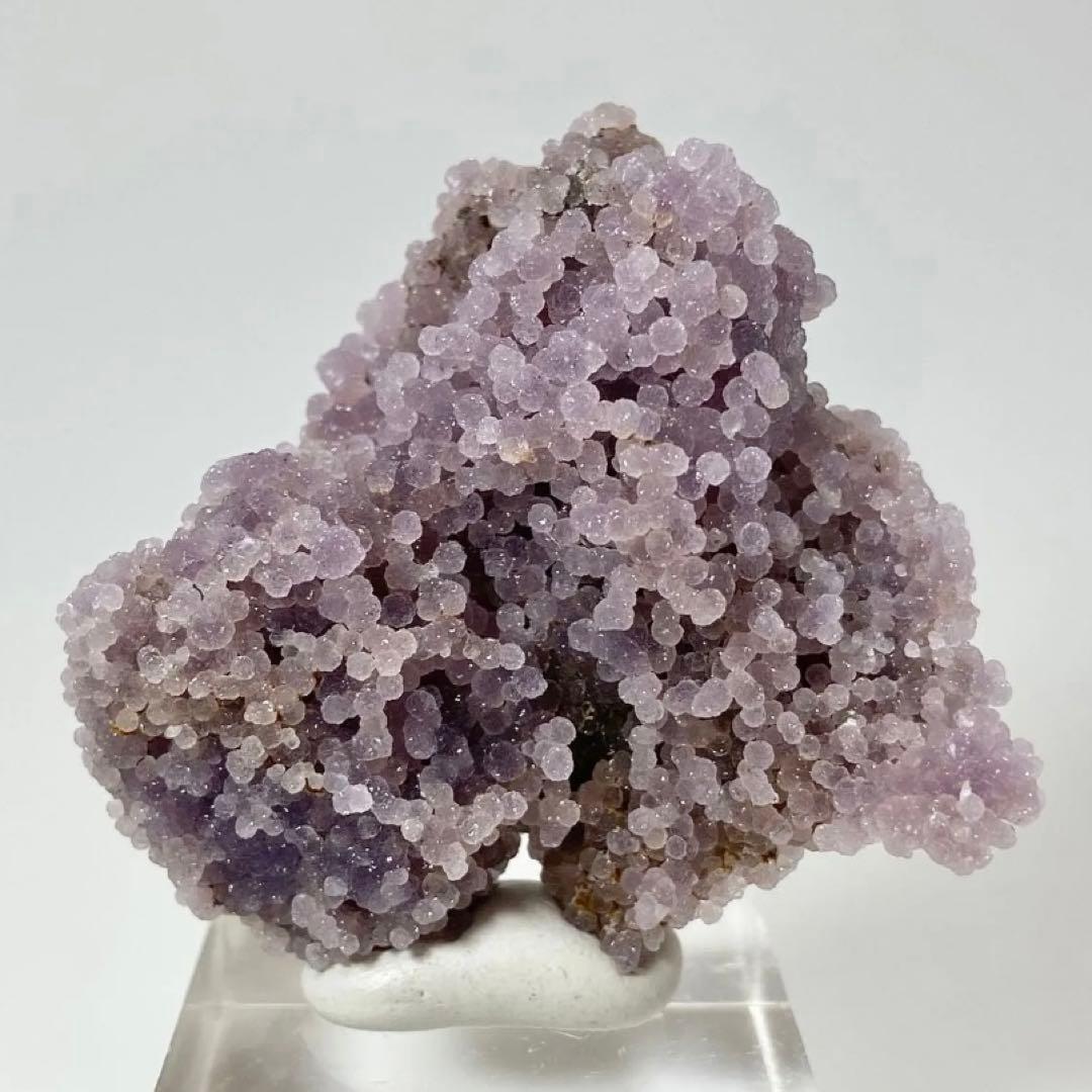 グレープカルセドニー　アメシスト　クォーツ　鉱物標本　原石　天然石　ストーン