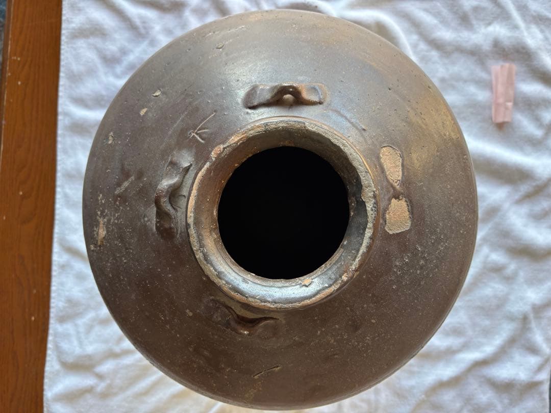 古備前　茶壺　 古民芸 　花瓶　置物飾り