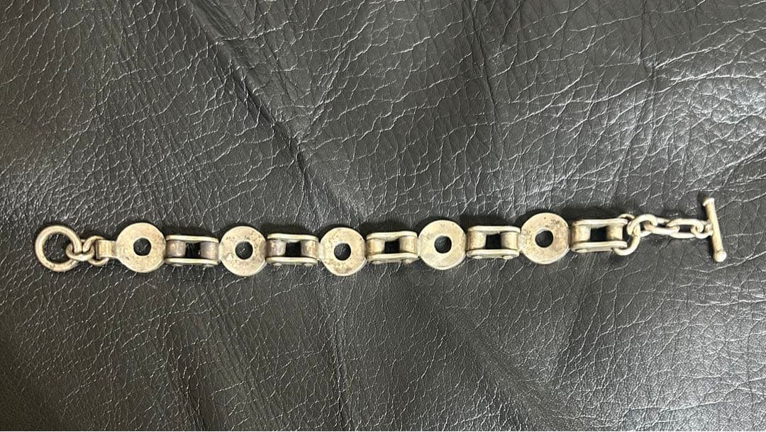 メキシコ製　バイクチェーンブレスレット　シルバー925
