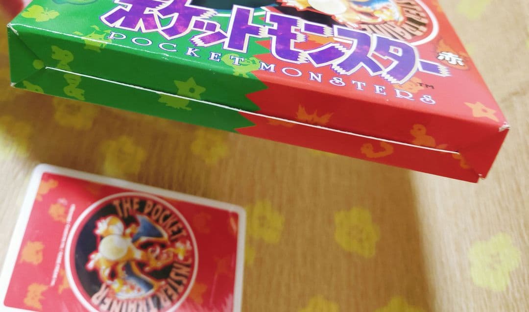 当時物　希少品　ポケモントランプ　赤緑