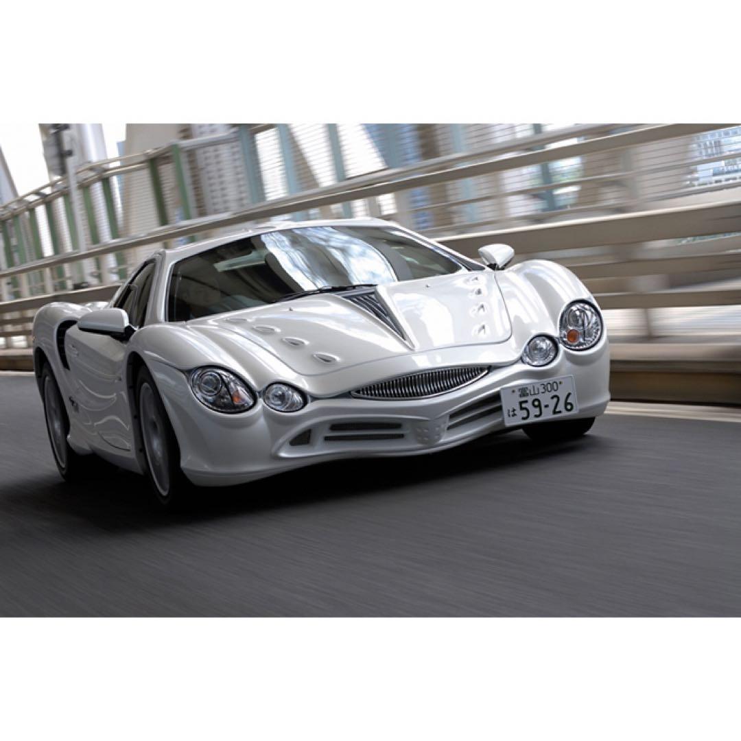 【レア】光岡自動車デザイナー青木孝憲　直筆サイン&オロチイラスト