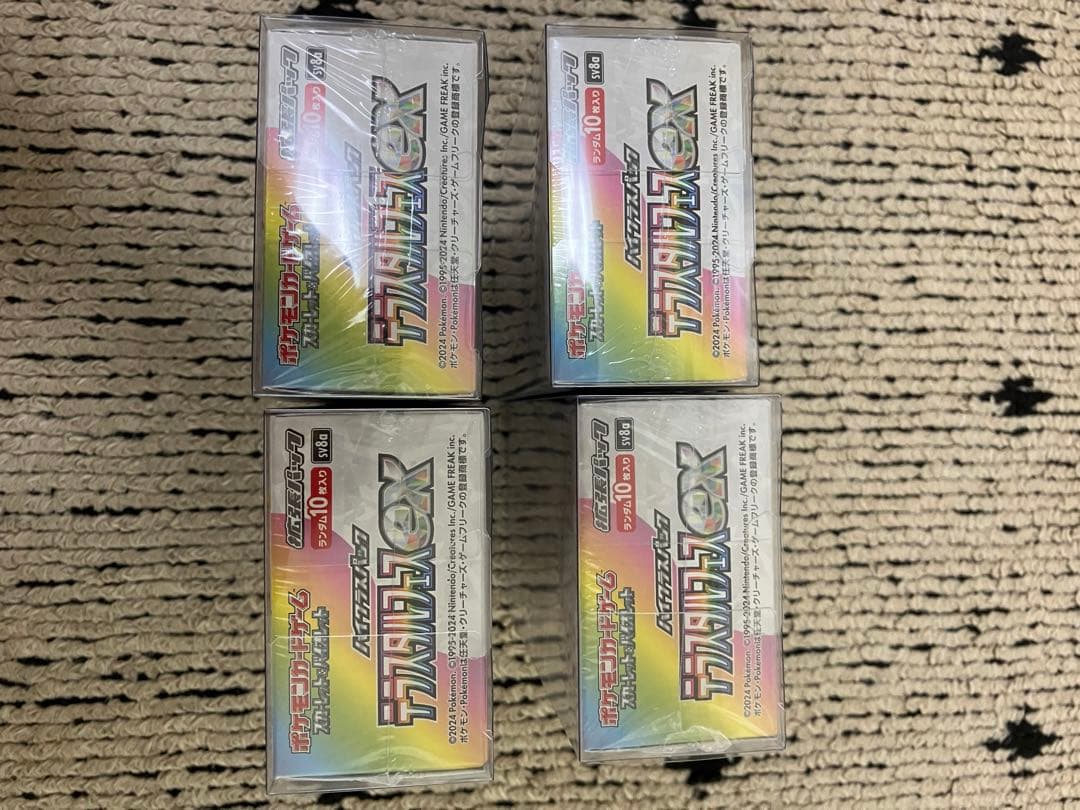ポケモンカード　テラスタルフェスex BOX未開封 シュリンク付き　4BOX