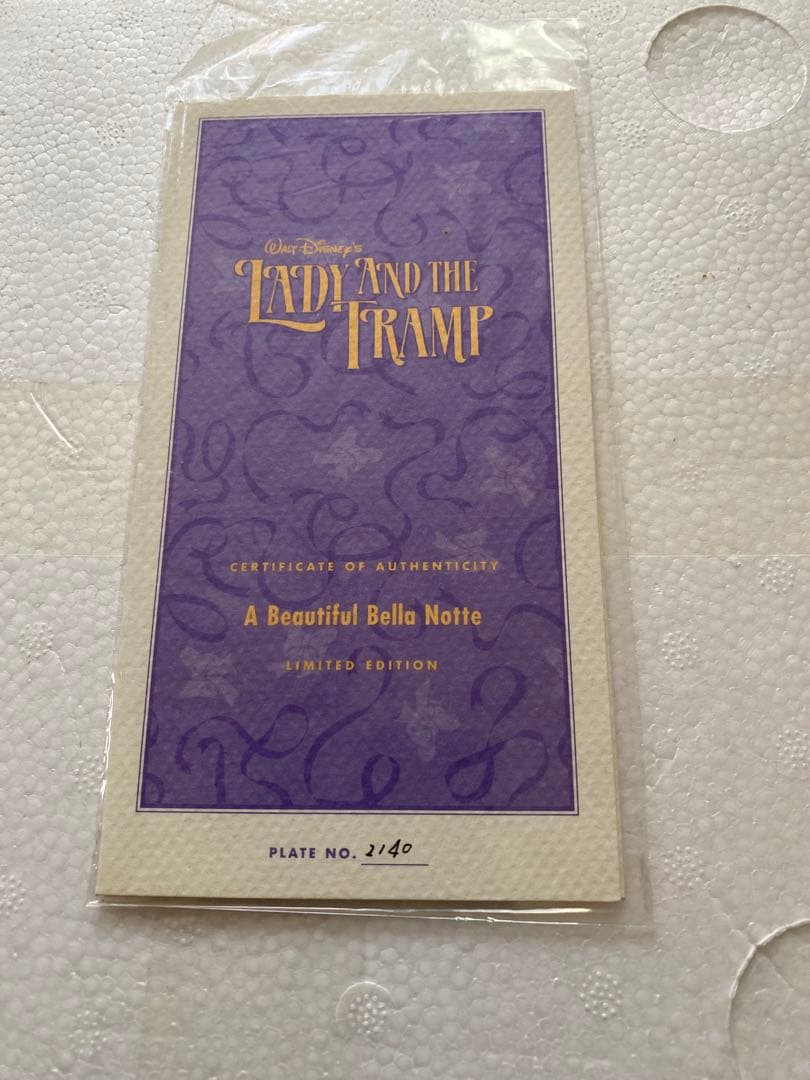 ディズニー世界5000枚限定　わんわん物語　レリーフプレート 3D 飾り皿　70