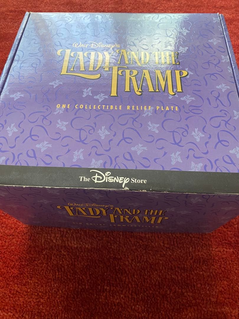 ディズニー世界5000枚限定　わんわん物語　レリーフプレート 3D 飾り皿　70