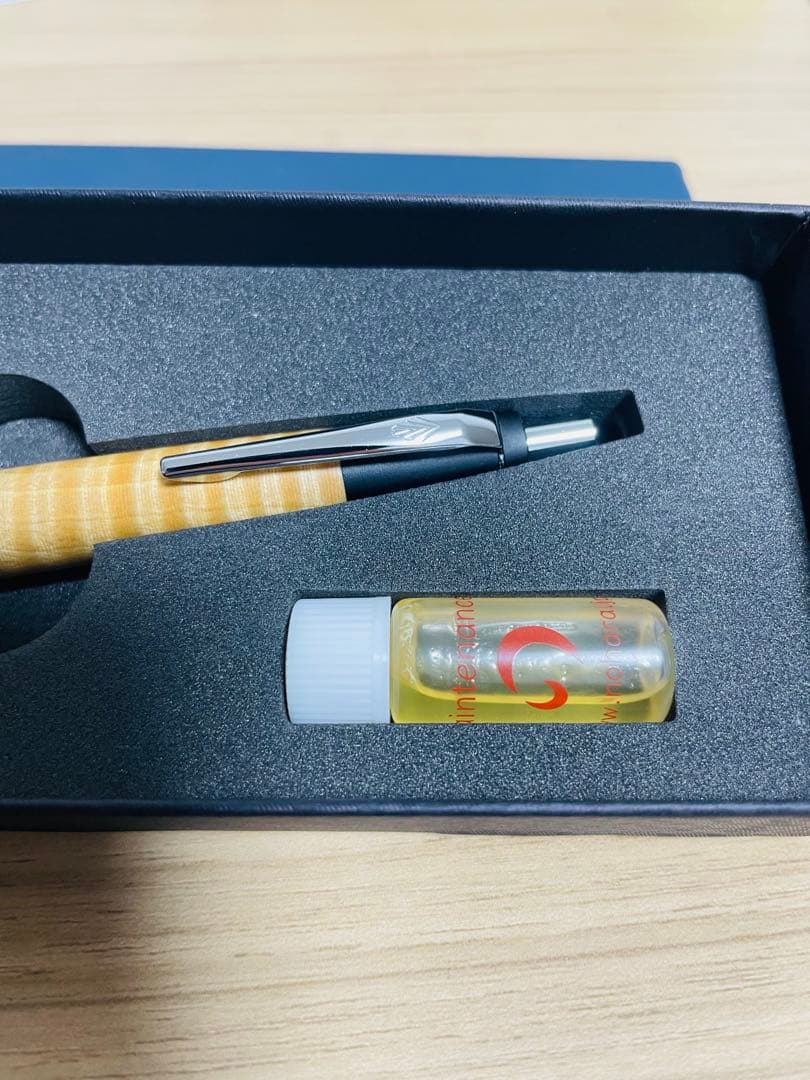 野原工芸　新型シャープペンシル 栃縮杢