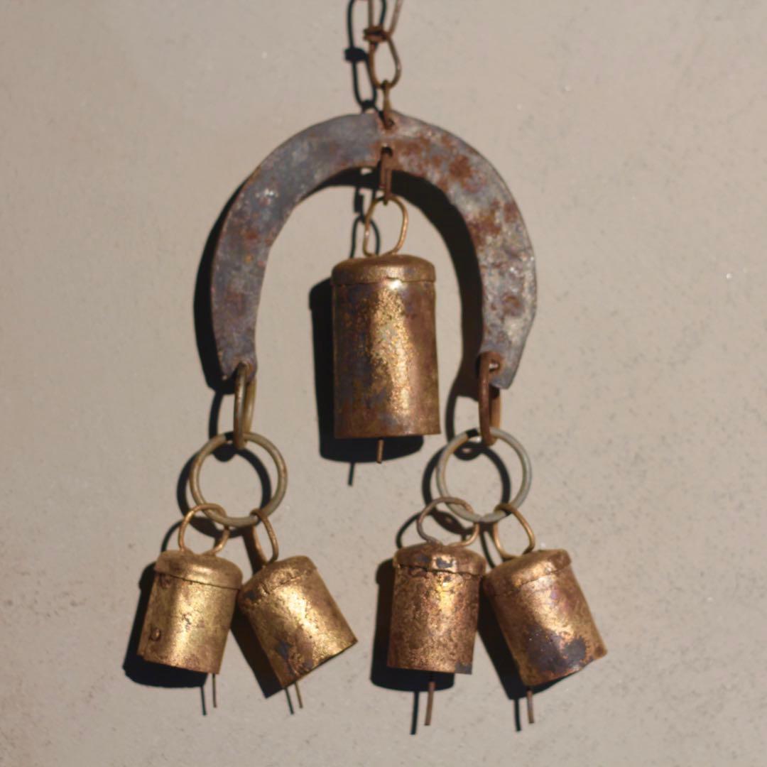 蹄鉄 ベル 魔除け 装飾品 古道具 アンティーク オブジェ