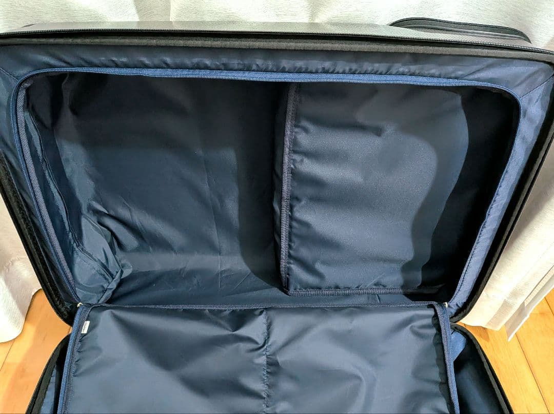 [エース] スーツケース フロントポケット付き キャリーケース Mサイズ