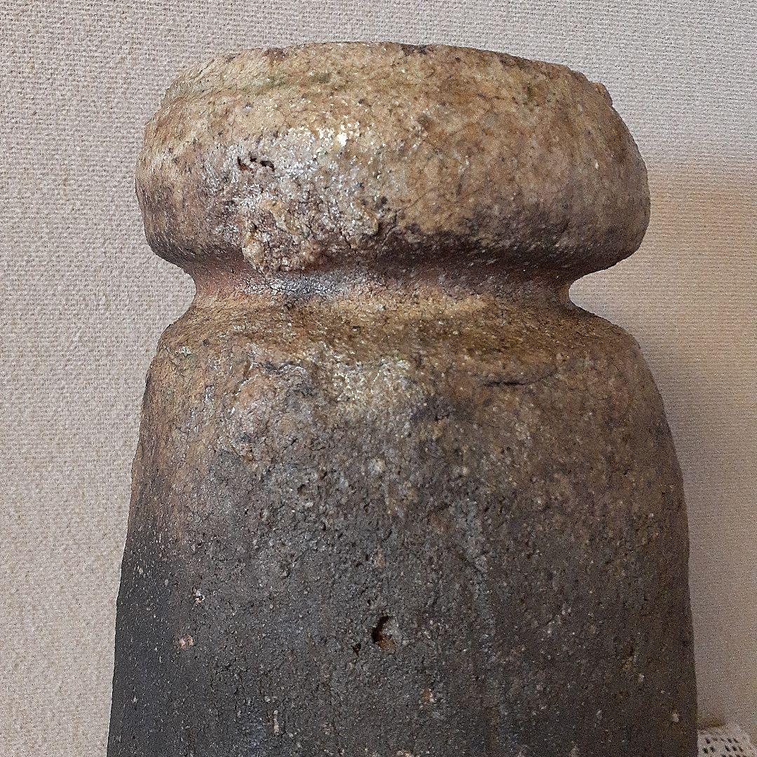 古片耳付き伊賀花入れ