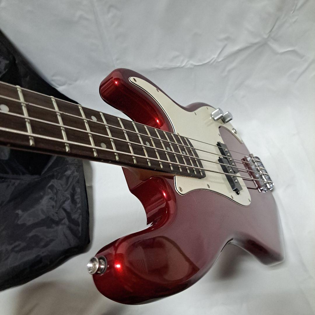 ま*お様 SELDERエレキベース レッド 4弦 シングルコイル