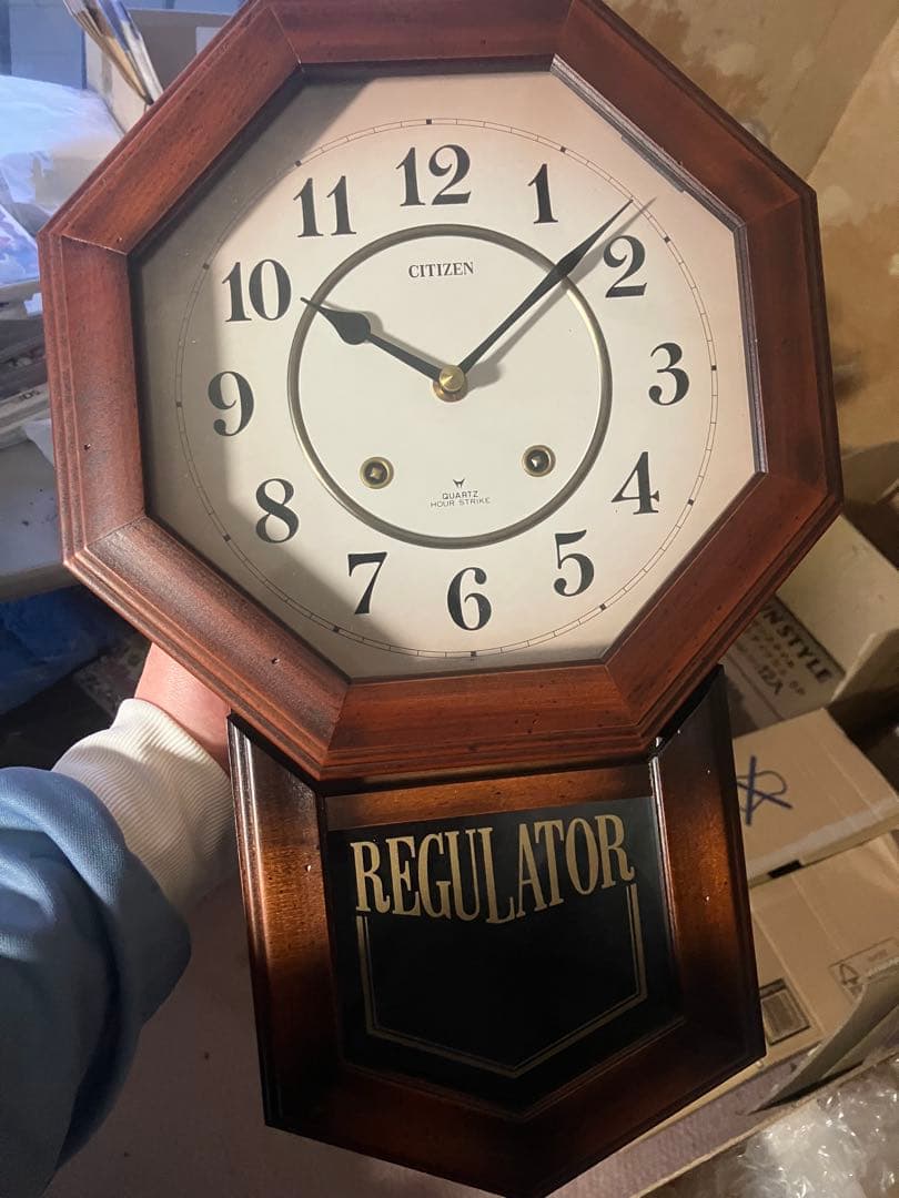 【超希少品】CITIZEN 八角形時計　掛け時計　アンティーク
