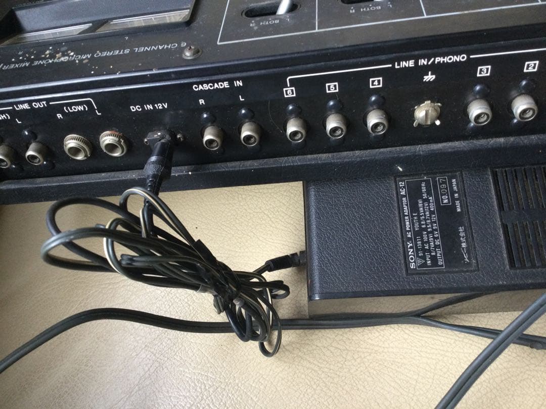 SONY 6チャンネルミキサー MX-610