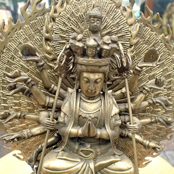 【仏像】千手観音菩薩 (3,276g)