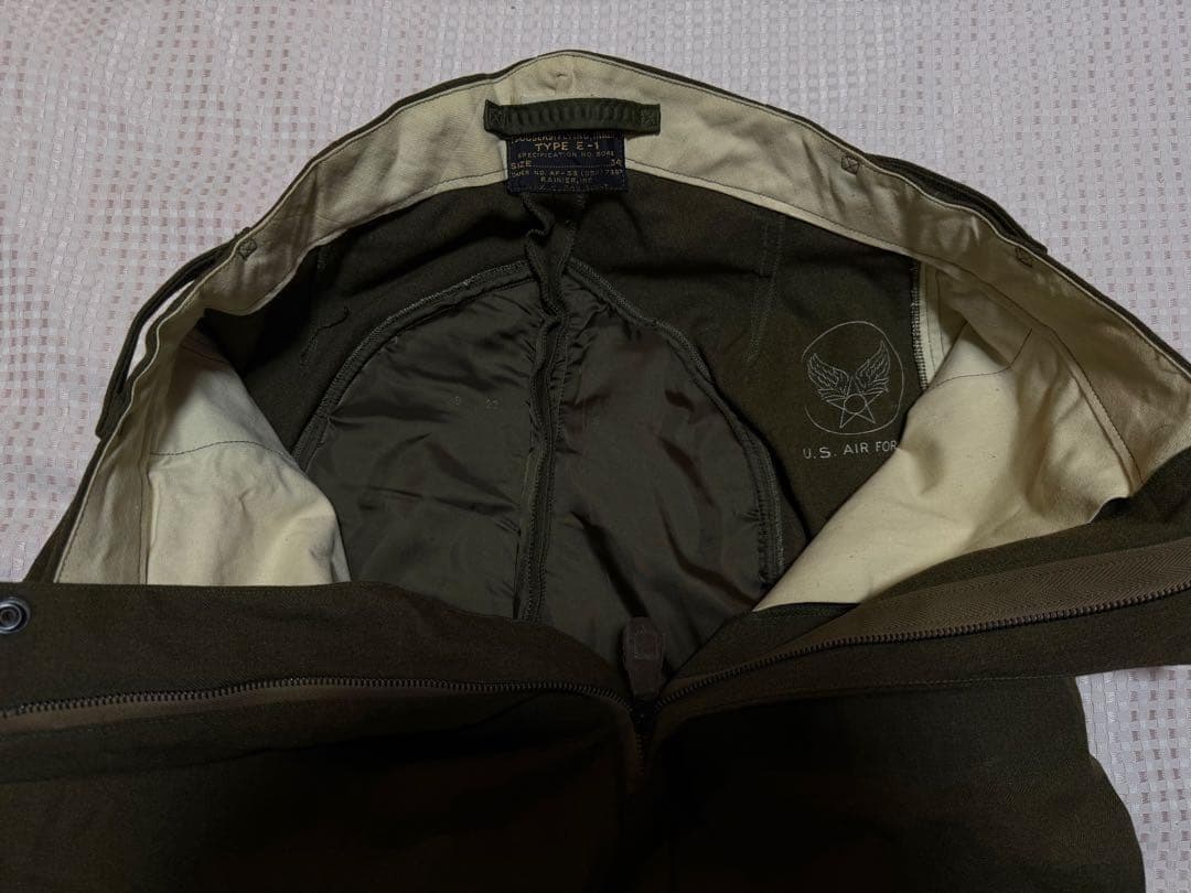 米軍 実物 タイプE-1 ウールライナー