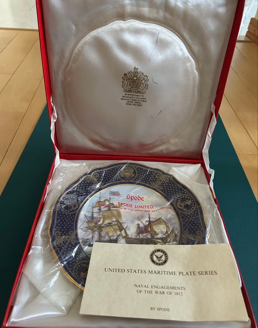 ☆希少☆ スポード社製の限定版プレート No. 1 証明書付き