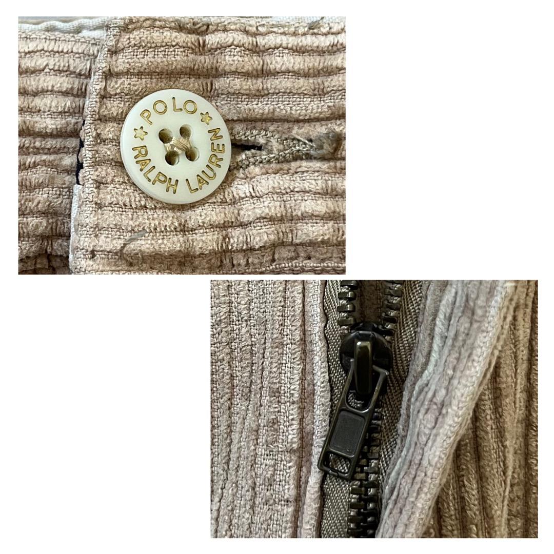ポロラルフローレン W34 ポロチノ コーデュロイ 90s ベージュ 16169
