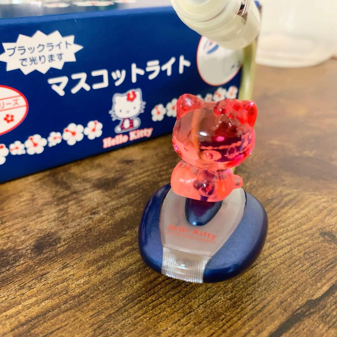 ⭐︎希少激レア⭐︎ハローキティ　クリアピンク　ハイビスカス　マスコットフレキライト