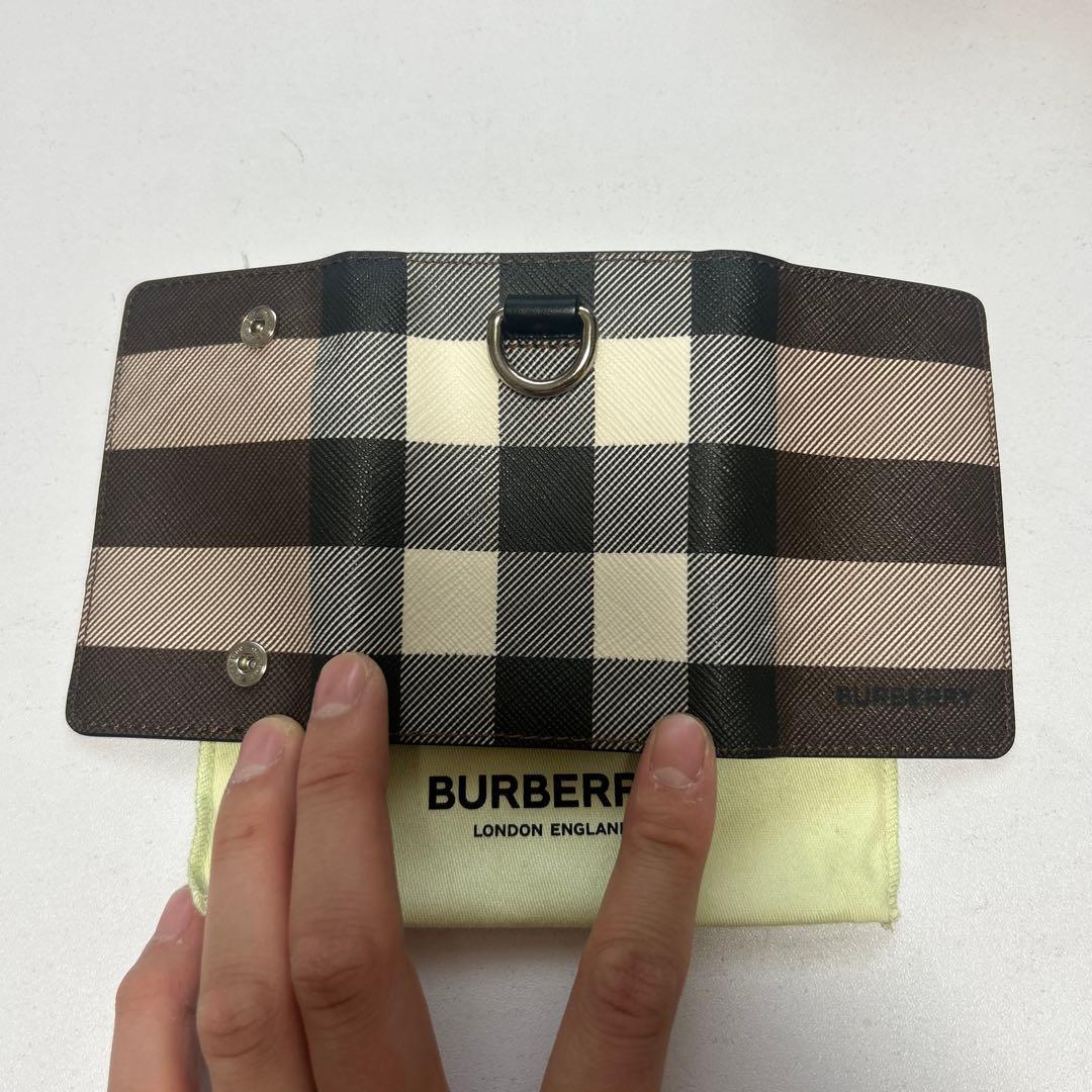 k*h様 【定価34100】BURBERRY キーケースストライプ　新品未使用