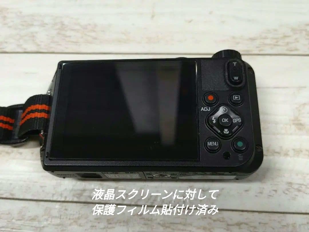 RICOH WG-6 オレンジ 防水デジカメ R02050 ★付属品 ＆ 箱付★