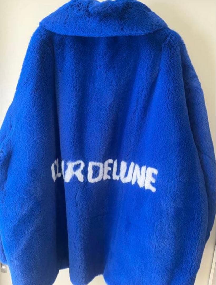 clair de lune ファーコート 青