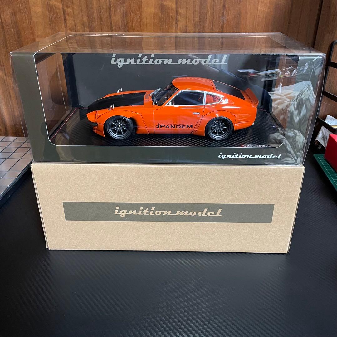 激レア！新品イグニッションモデル 1/18 PANDEM S30 Z オレンジ❷