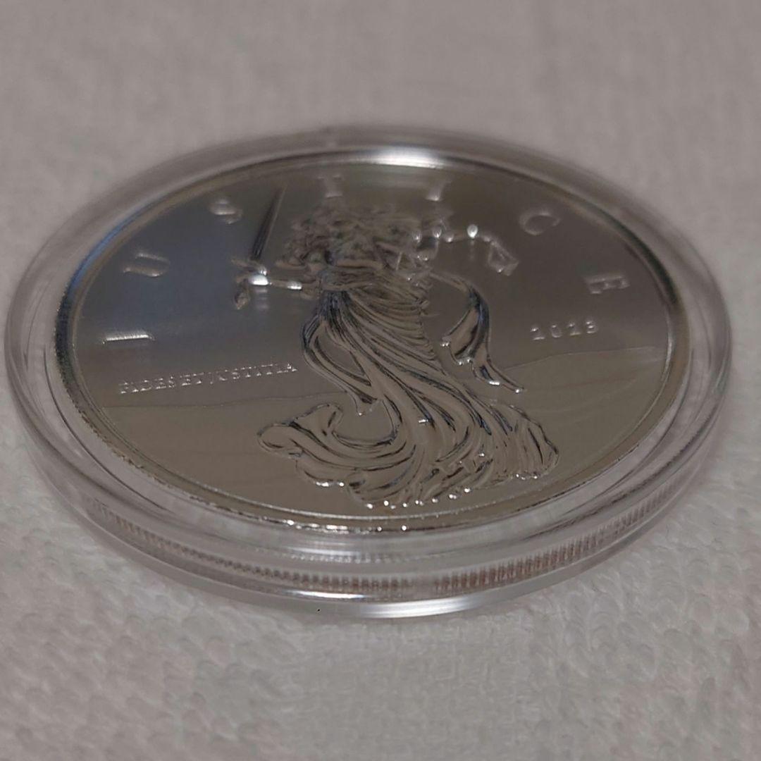 2023年 ジブラルタル 「正義の女神」１オンス銀貨