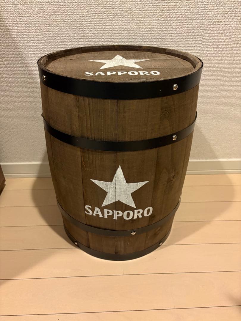 ★非売品★ 美品 サッポロビール 木製樽 オブジェ レトロ