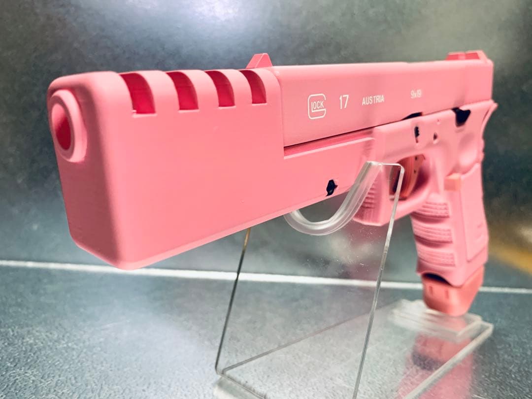 東京マルイ グロック17 ガスブローバック ピンク コンペンセイター カスタム