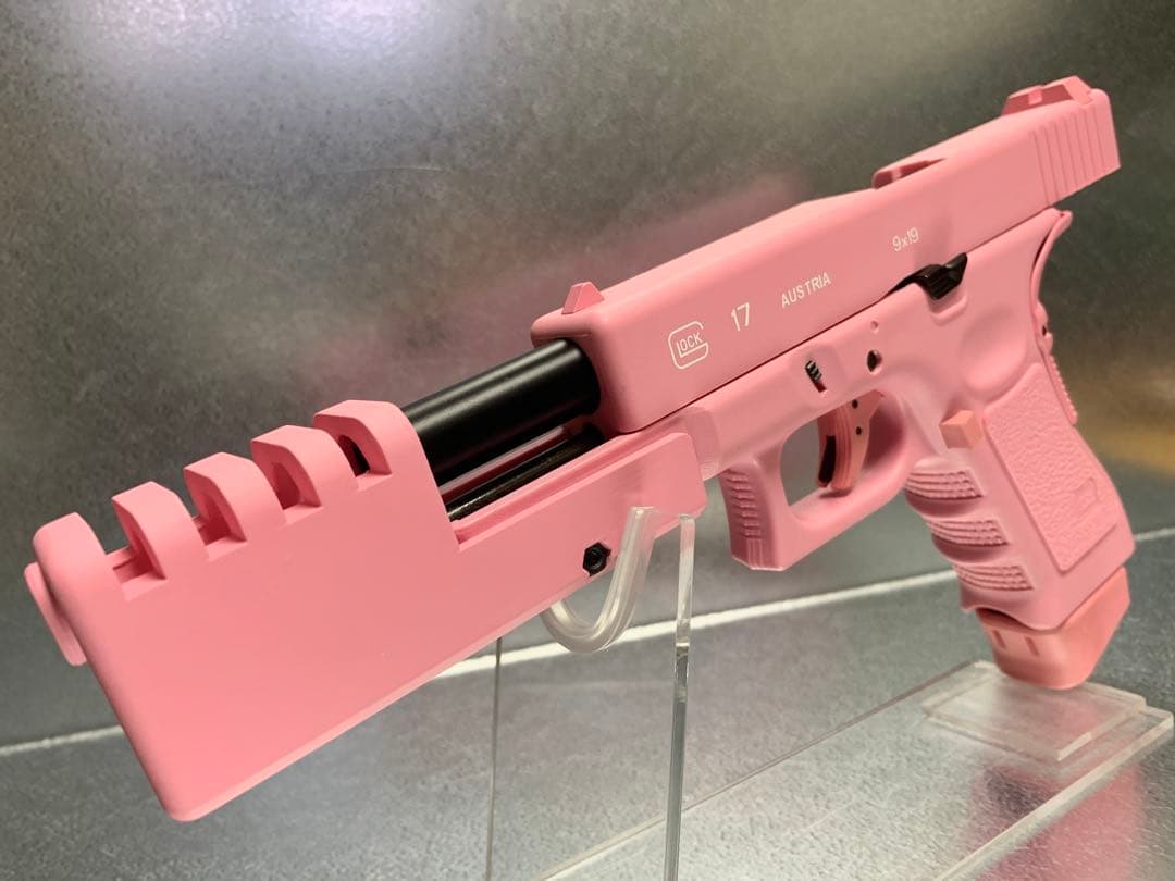 東京マルイ グロック17 ガスブローバック ピンク コンペンセイター カスタム