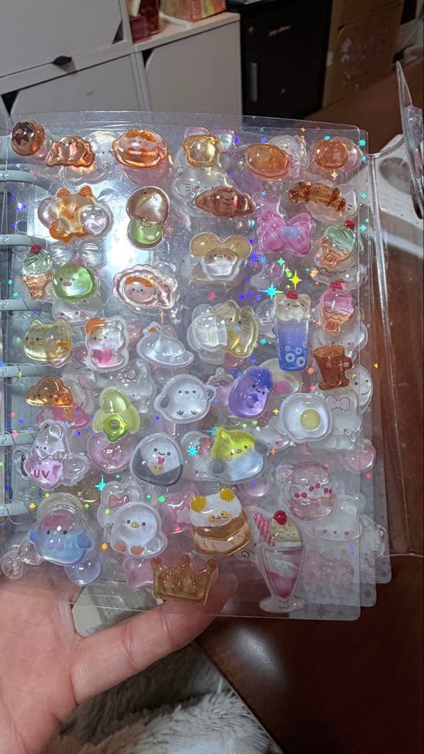 カラフルキャラクターシールセット